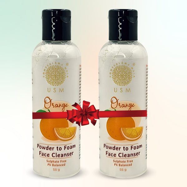 Orange Powder to Foam Face Wash – Pack of 2