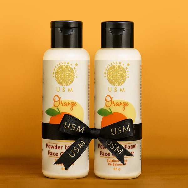 Orange Powder to Foam Face Wash – Pack of 2